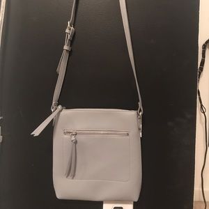 Pale blueish- grey crossbody purse!